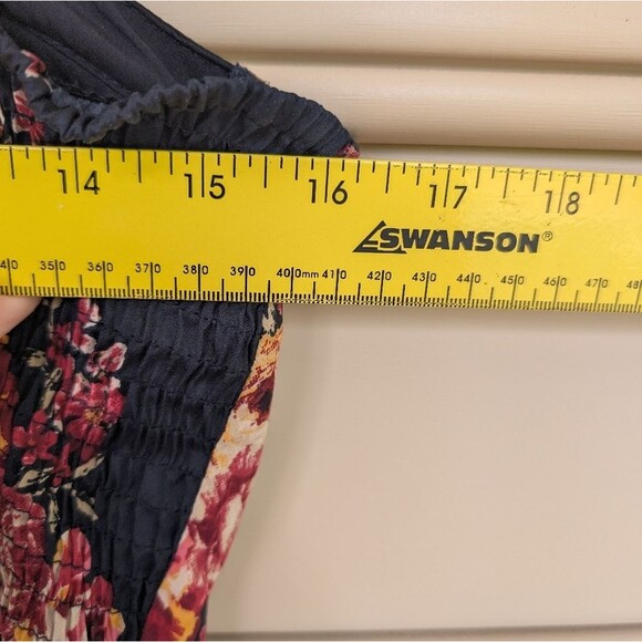 Band of Gypsies Floral Bustier Jumpsuit with Pockets Size Small - Picture 9 of 10